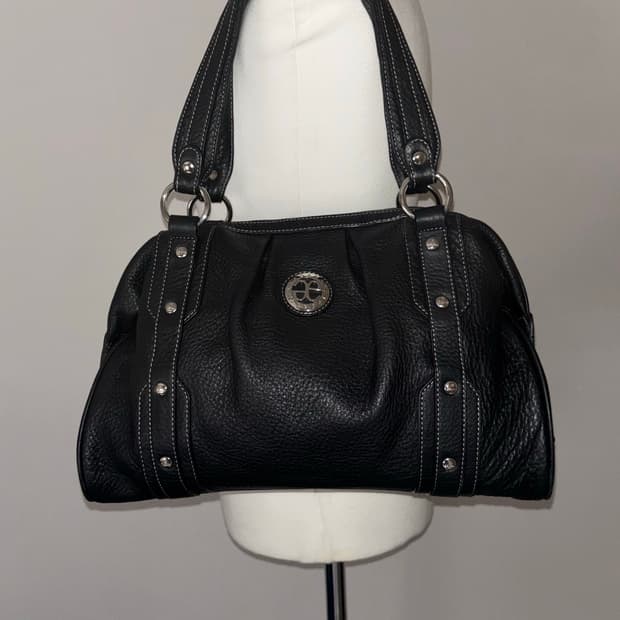Elegance paris black shoulder bag