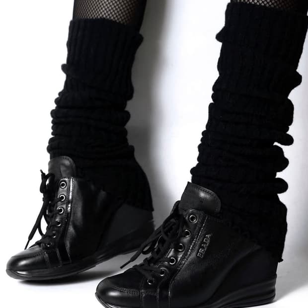 Prada vintage wedge sneakers