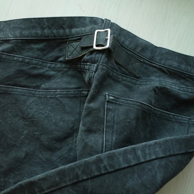 Junya Watanabe Cinch Back washed Jean