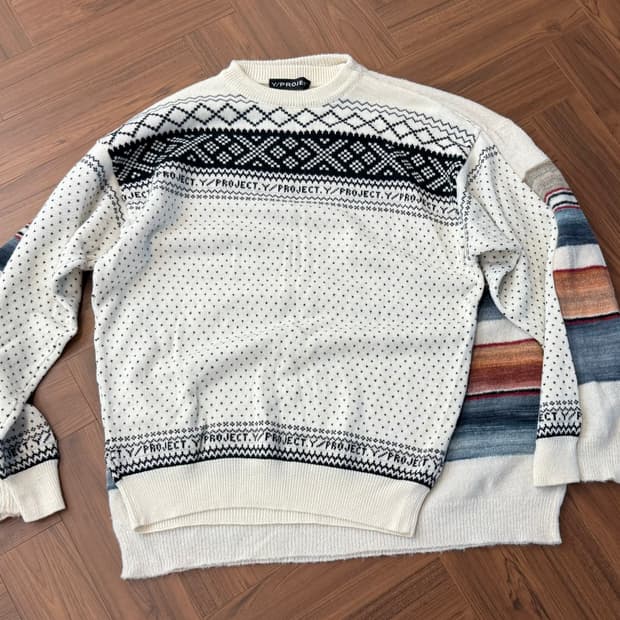 와이프로젝트 투웨이 스웨터