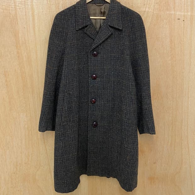 60's HARRIS TWEED tweed coat 60년대 헤리스트위드