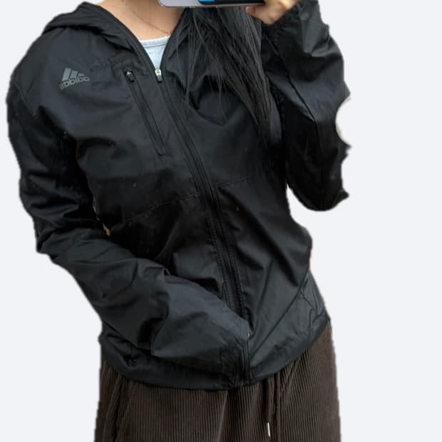 🖤아디다스 에센셜 블랙 우븐 자켓 후드 바람막이🖤