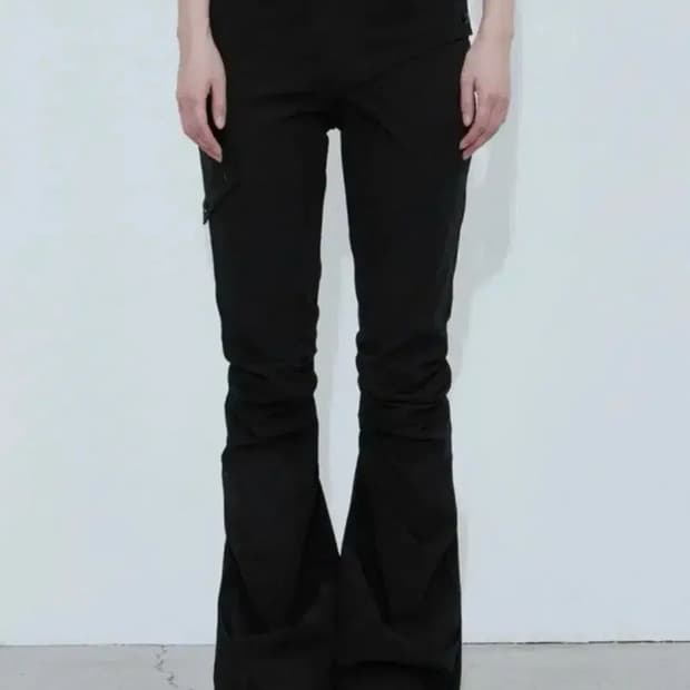 보헤미안서울 knee shirring bootcut pants