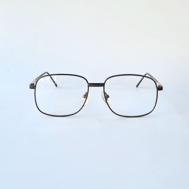 데드스탁 앤티크 브릿지 디테일 스퀘어 메탈 안경테 755