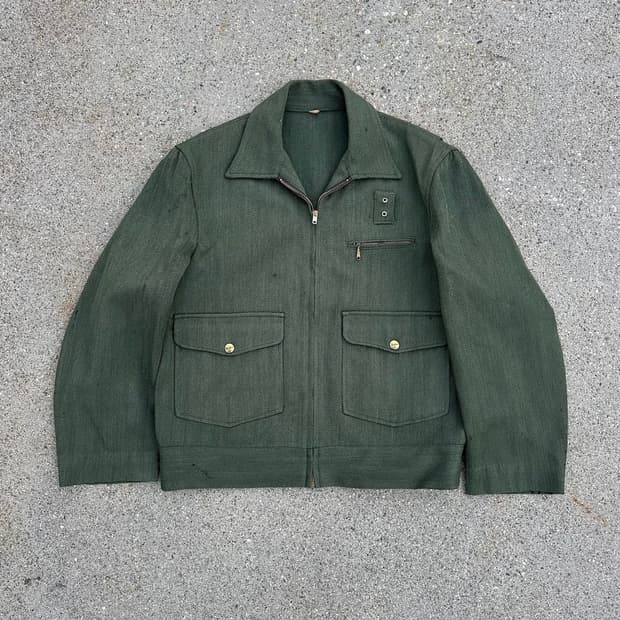 50s USA Vintage Whipcord Work Jacket