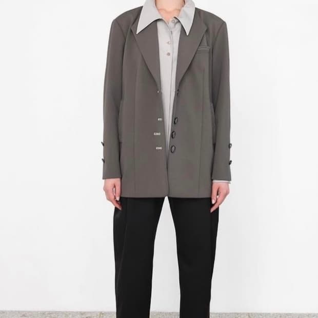 마뗑킴 나일론 블레이저