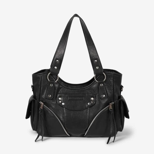 이우가마카라스 스터드 레더 숄더백 Studded Leather Shoul