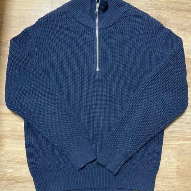 더니트컴퍼니 하프집업 니트 (S)