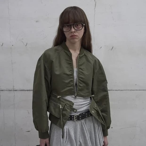 Lcdc tm Detachble-pocket blouson jacket