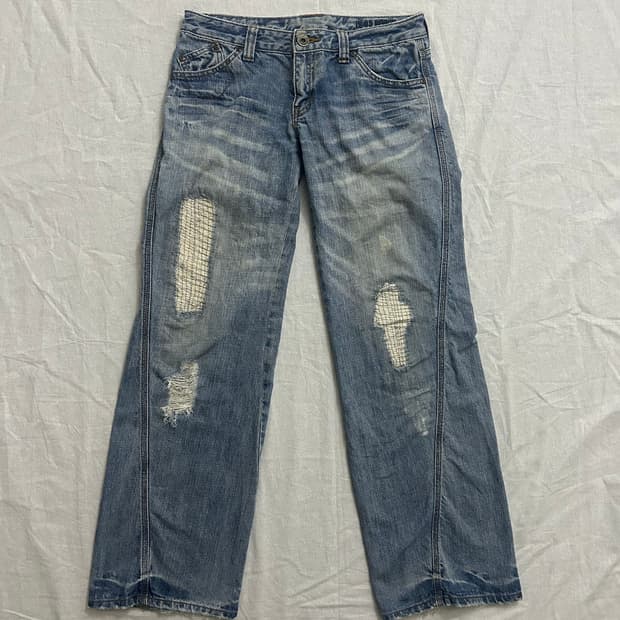 LB-03 빈치지 워싱 데님