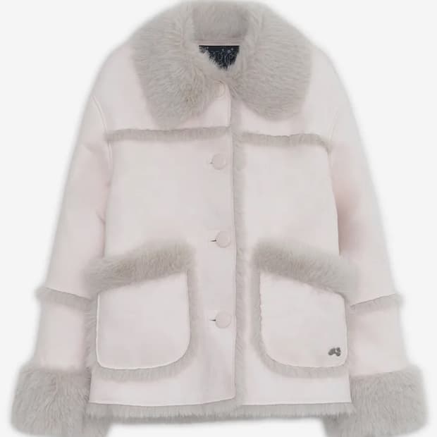 허그유어스킨 시어링 무스탕 자켓 