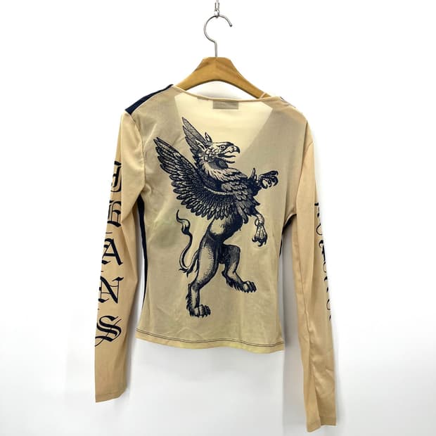 [DKNY] 그리핀 시스루 롱슬리브