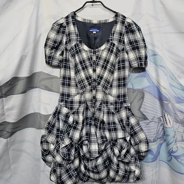 버버리 체크  원피스