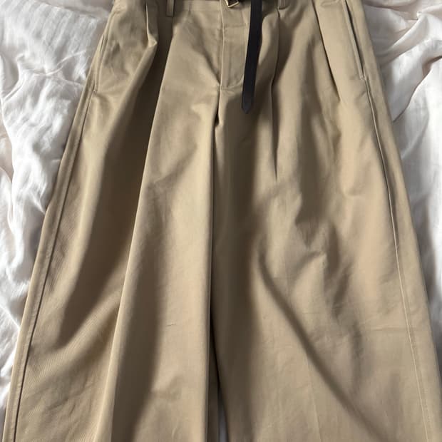 렉토 25ss 하이웨스트 코튼 팬츠 m size