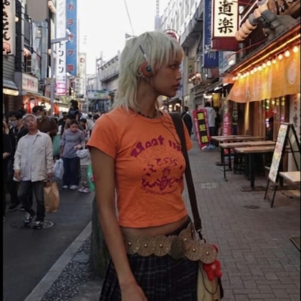 y2k 그래픽 티셔츠