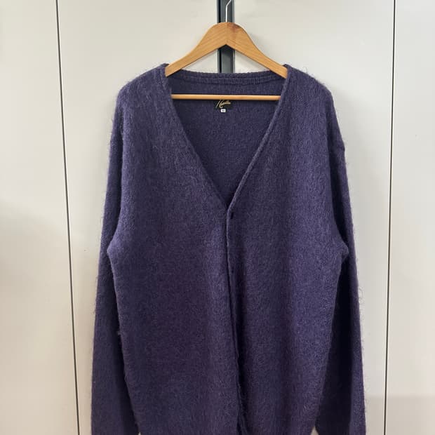 니들스 모헤어 가디건