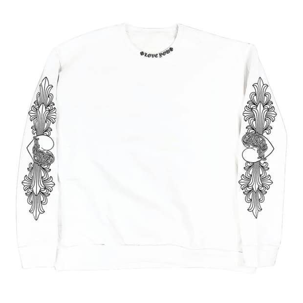 구매) S 크롬하츠 러브유 스웻 크루넥