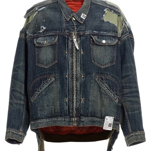 야스히로 디스트레스드 자켓