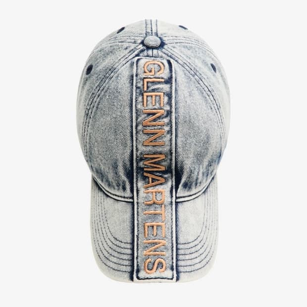 H&M 글렌 마틴스 데님 캡 데님 모자 볼캡 에이치앤엠