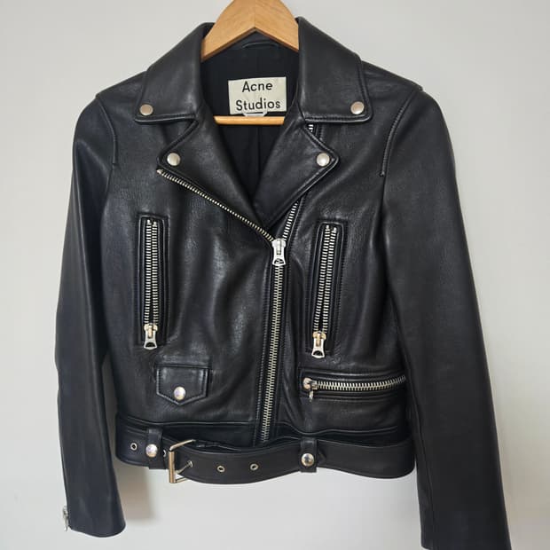 Acne studio 아크네스튜디오 moak 라이더 자켓