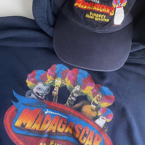 국내 유일 드림웍스 마다가스카 3 빈티지 볼캡 & 후드