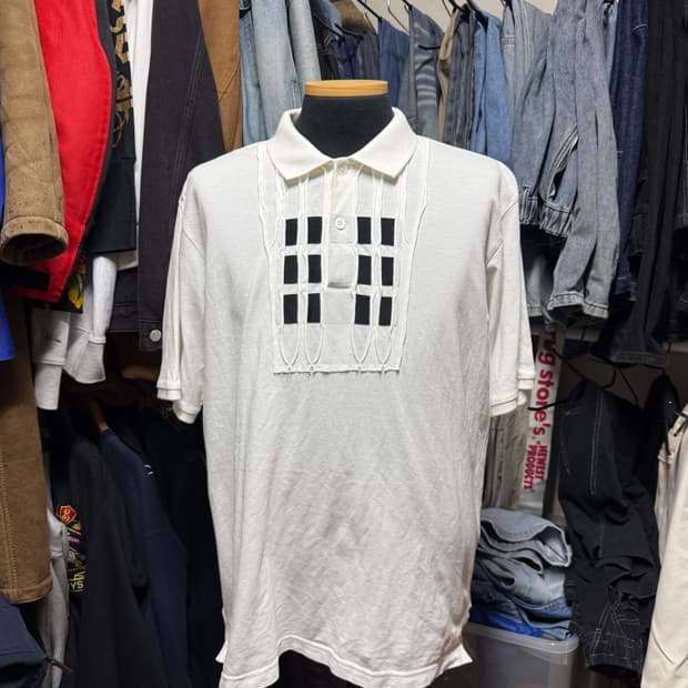 [L] 요지야마모토 아디다스 반팔 카라티