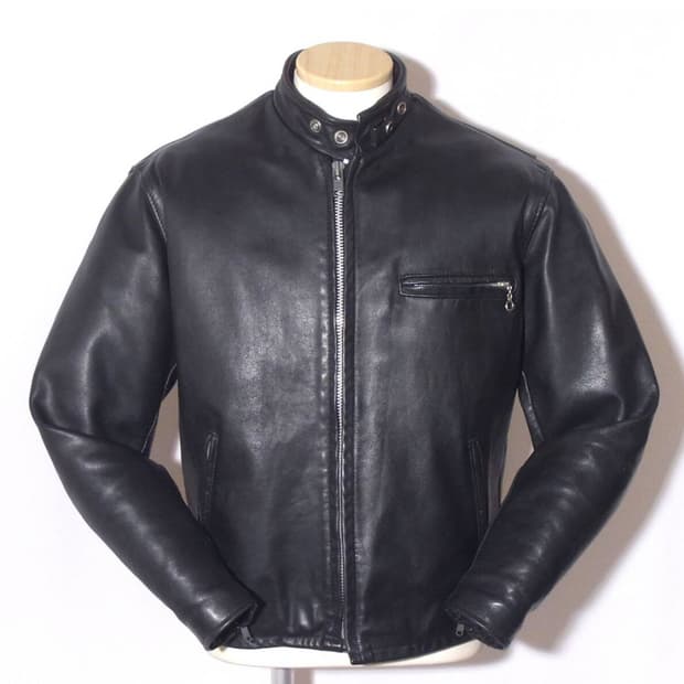 Schott 641 싱글라이더 카페레이서 가죽 자켓