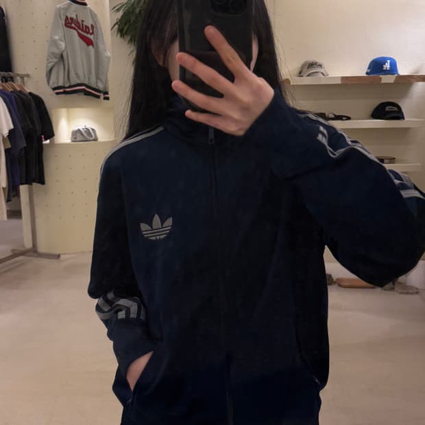 아디다스 파이어버드 네이비 트랙탑 져지  U12