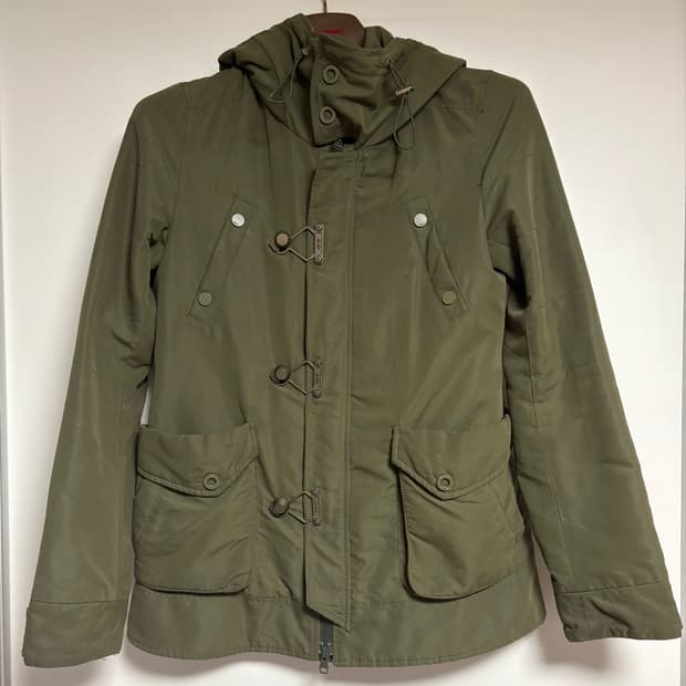 SLY 슬라이 밀리터리 후드 숏 파카 자켓