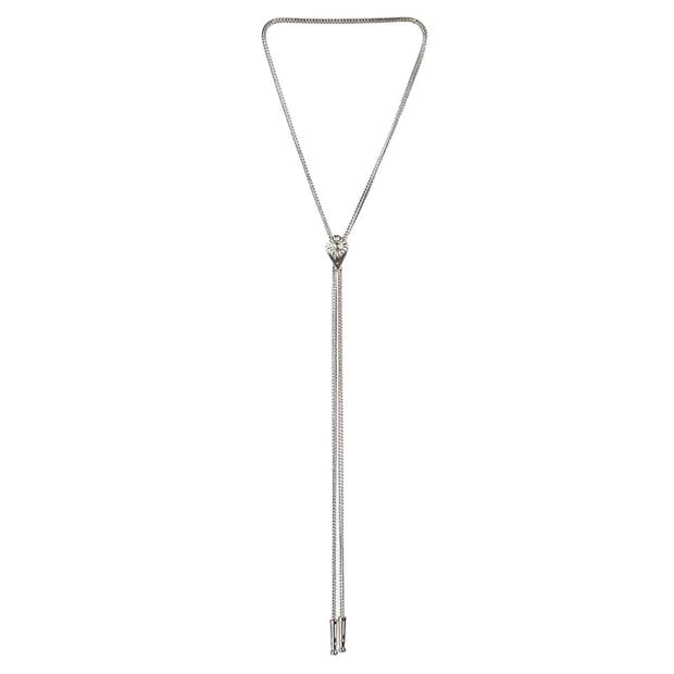 Toga CONCHO LOOP TIE SILVER
