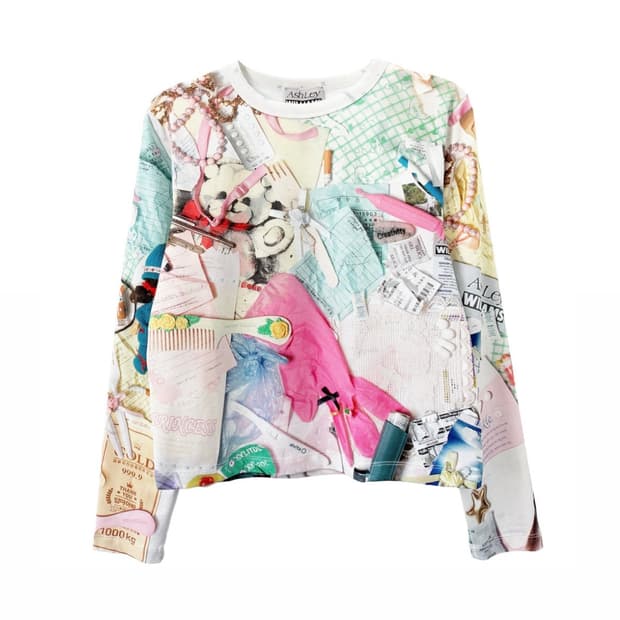 [M]애슐리 윌리엄스 25fw TREASURES 롱 슬리브리스 탑