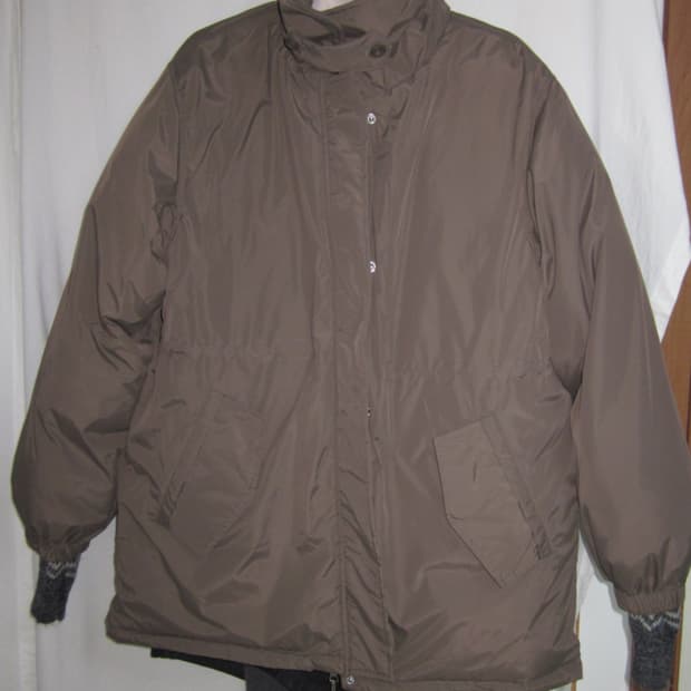 밀크브라운 덕다운 패딩