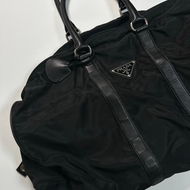 프라다 밀라노 나일론 보스턴 백