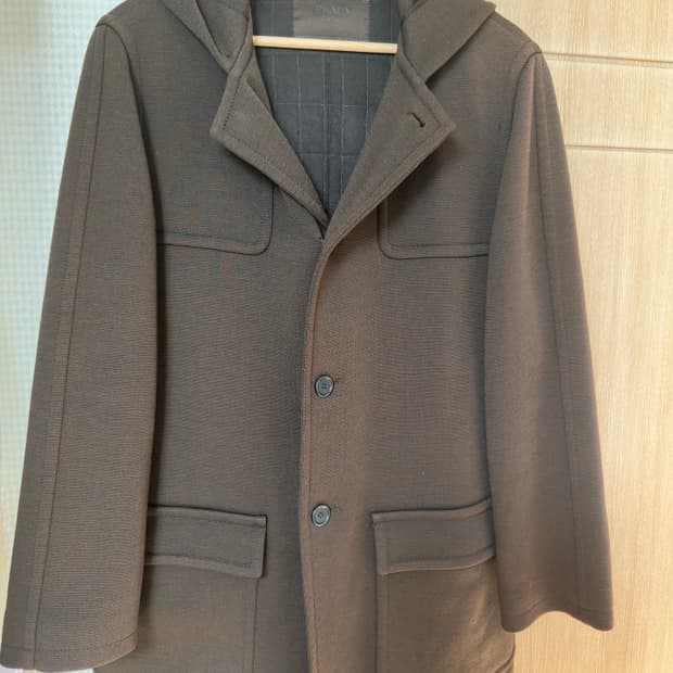 프라다 아카이브 후드 코트