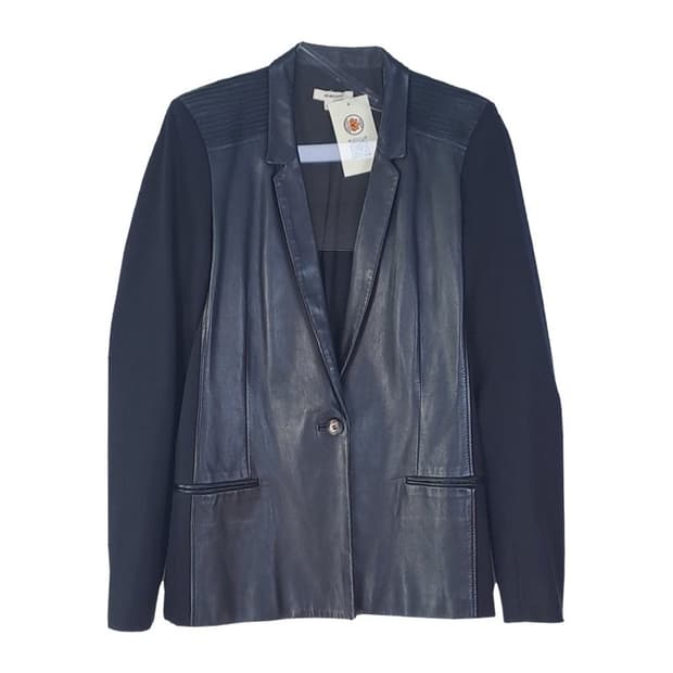 헬무트랭 램스킨 레더 블레이저 자켓
