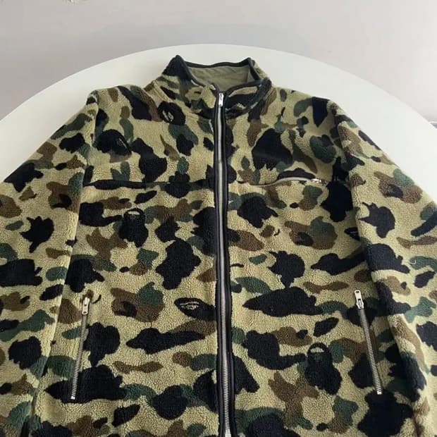 90 Bape 베이프 카모 후리스