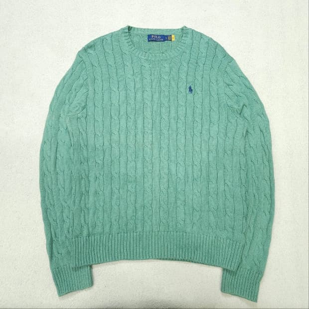 폴로 랄프 로렌 신형 QR 케이블 니트 L