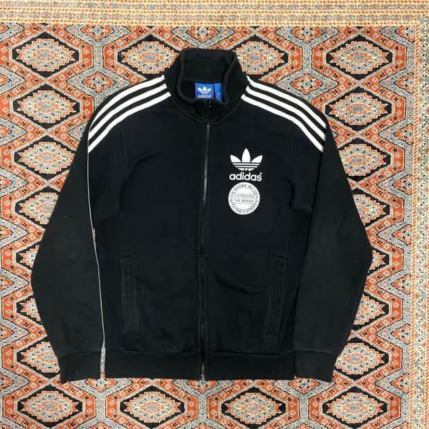 아디다스 오리지날 블랙 독일 면 져지 자켓 남성95