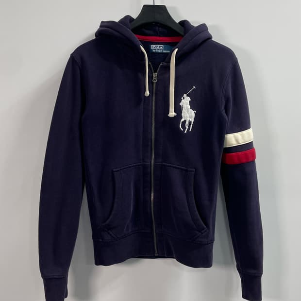 폴로 랄프로렌 빅포니 네이비 후드집업 (on.678)