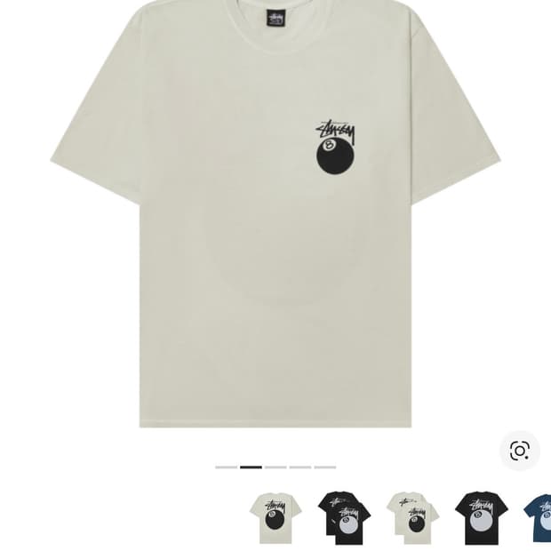 스투시 8볼 티셔츠