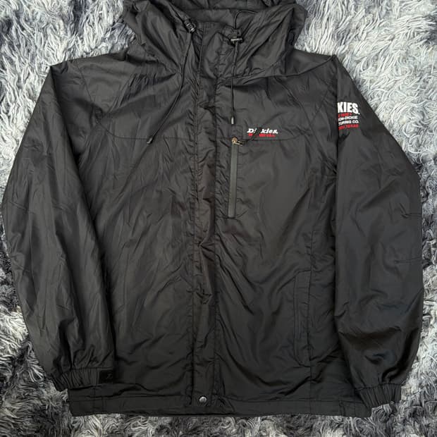 디키즈 올드스쿨 블랙 바람막이