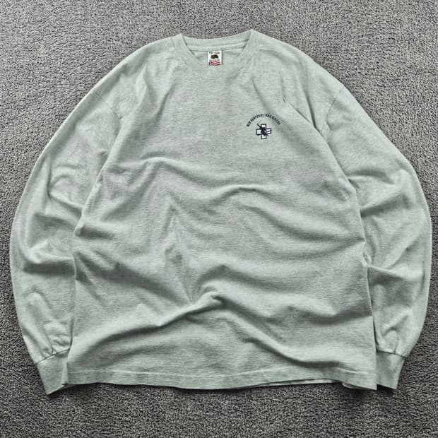 8~90's 프룻오브더룸 싱글스티치 롱 슬리브 (2XL) / 11133