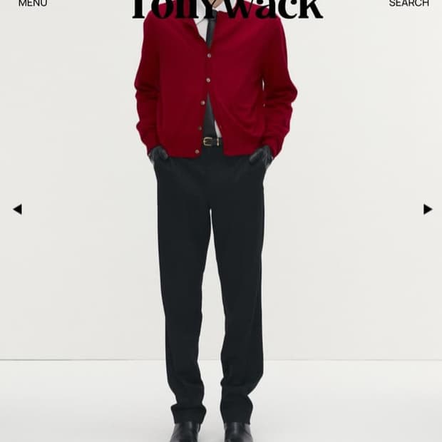 [새상품]Tonywack 토니웩 뉴시그니쳐 버진울 테일러드 트라우저