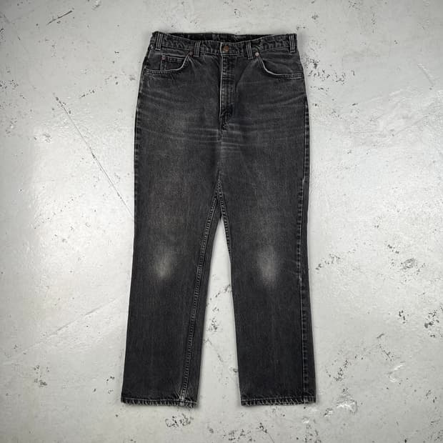 빈티지 리바이스 619 블랙진