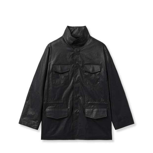 아이엘 필드자켓 Aieu Field Jacket_Coated Black 