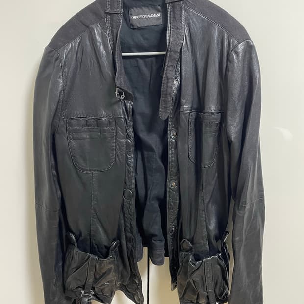 아르마니 레더자켓