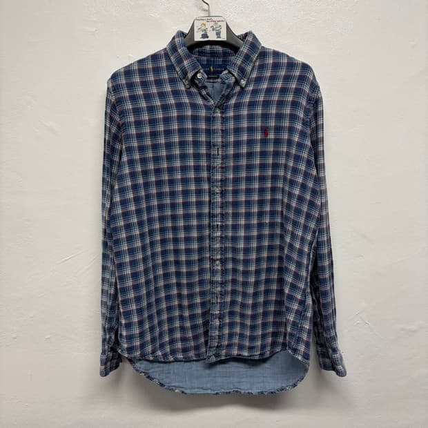 폴로 랄프로렌 체크 셔츠 40