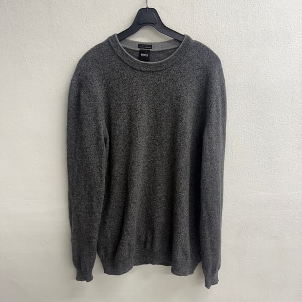 휴고보스 블랙라벨 렘스울 레귤러핏 니트 스웨터 (XL