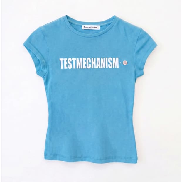 Pigment Aqua Logo T-shirt