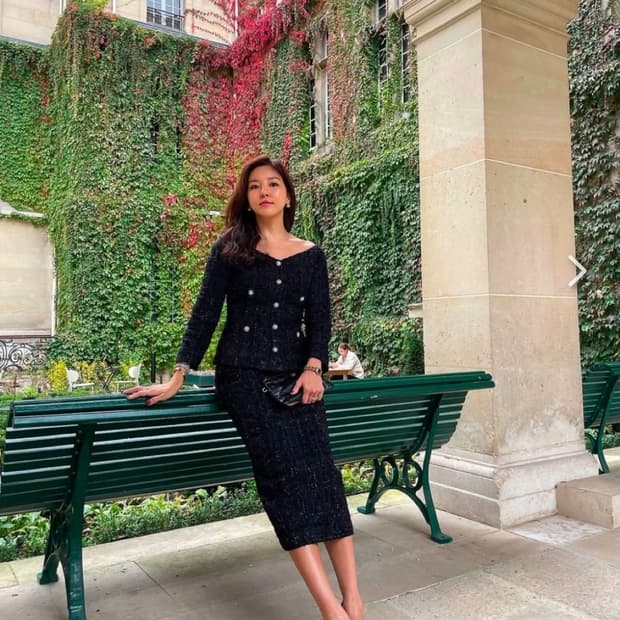 블랙 투피스 셋업 